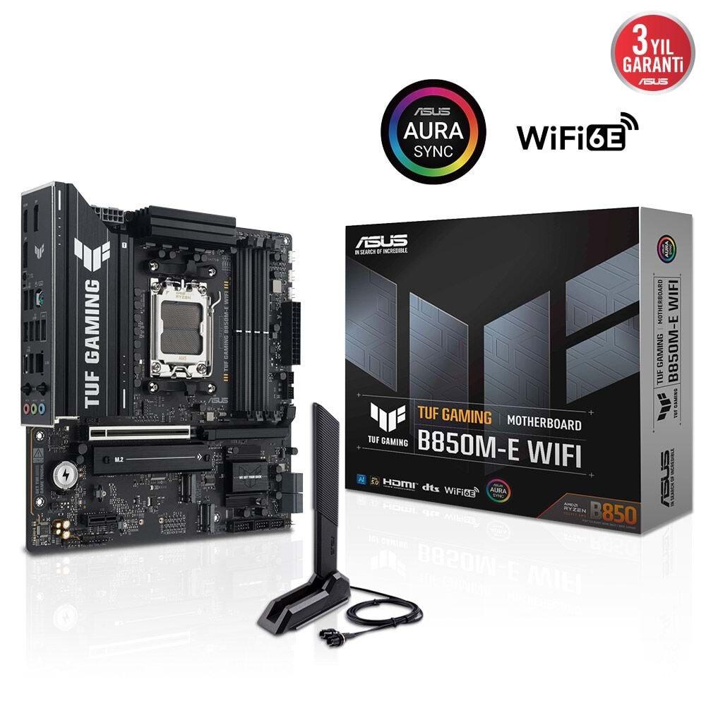 Asus Tuf Gamıng B850m-e Wıfı 6e Ddr5 Hdmı-dp Typec Pcıe 5.0 Am5 Matx