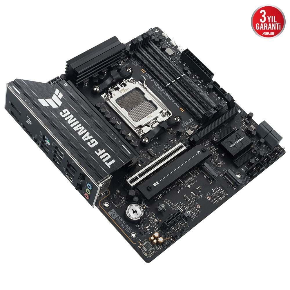 Asus Tuf Gamıng B850m-e Wıfı 6e Ddr5 Hdmı-dp Typec Pcıe 5.0 Am5 Matx