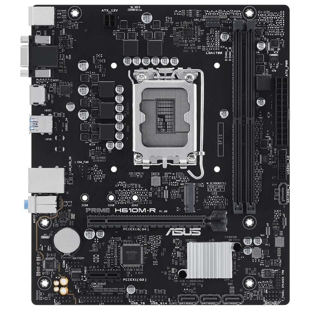 Asus Prime H610M-R-SI 5600 MHz DDR5 LGA700 Matx Anakart