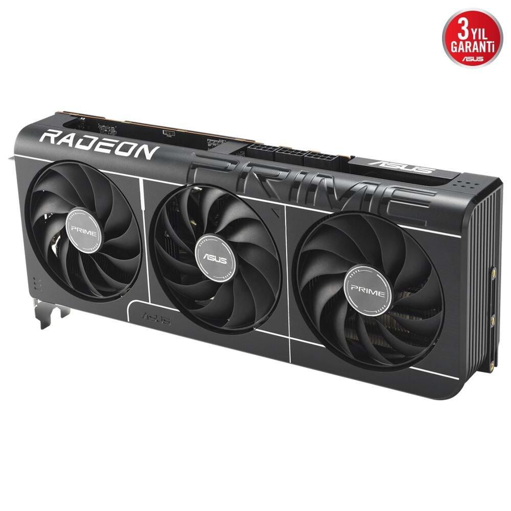 Asus PRIME-RX9070XT-O16G 16GB GDDR6 256Bit DP/HDMI PCI 5.0 Ekran Kartı
