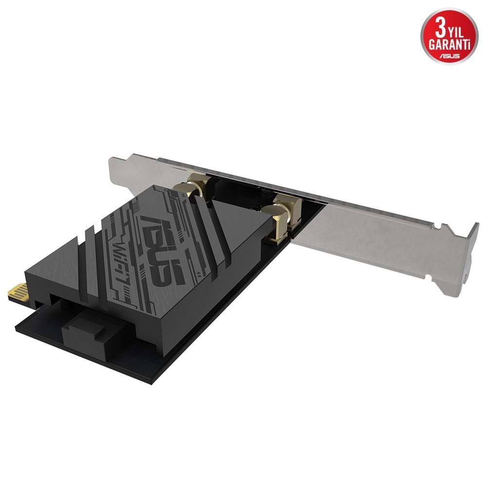 Asus PCE-BE92BT WiFi 7 + Bluetooth 6GHz PCI Express Adaptör