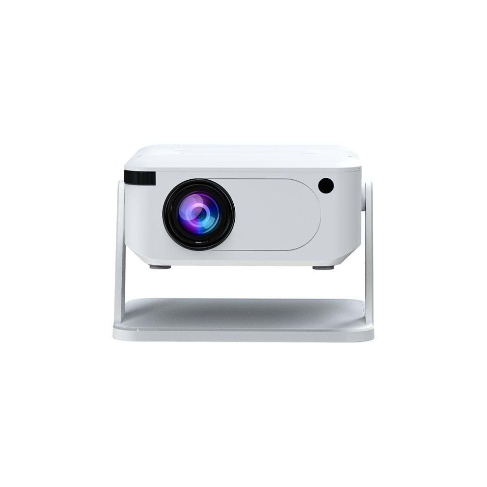 Xnano HA109 4K LED Projeksiyon, Android, Wi-Fi 6, Bletooth, 120ANSI, Beyaz