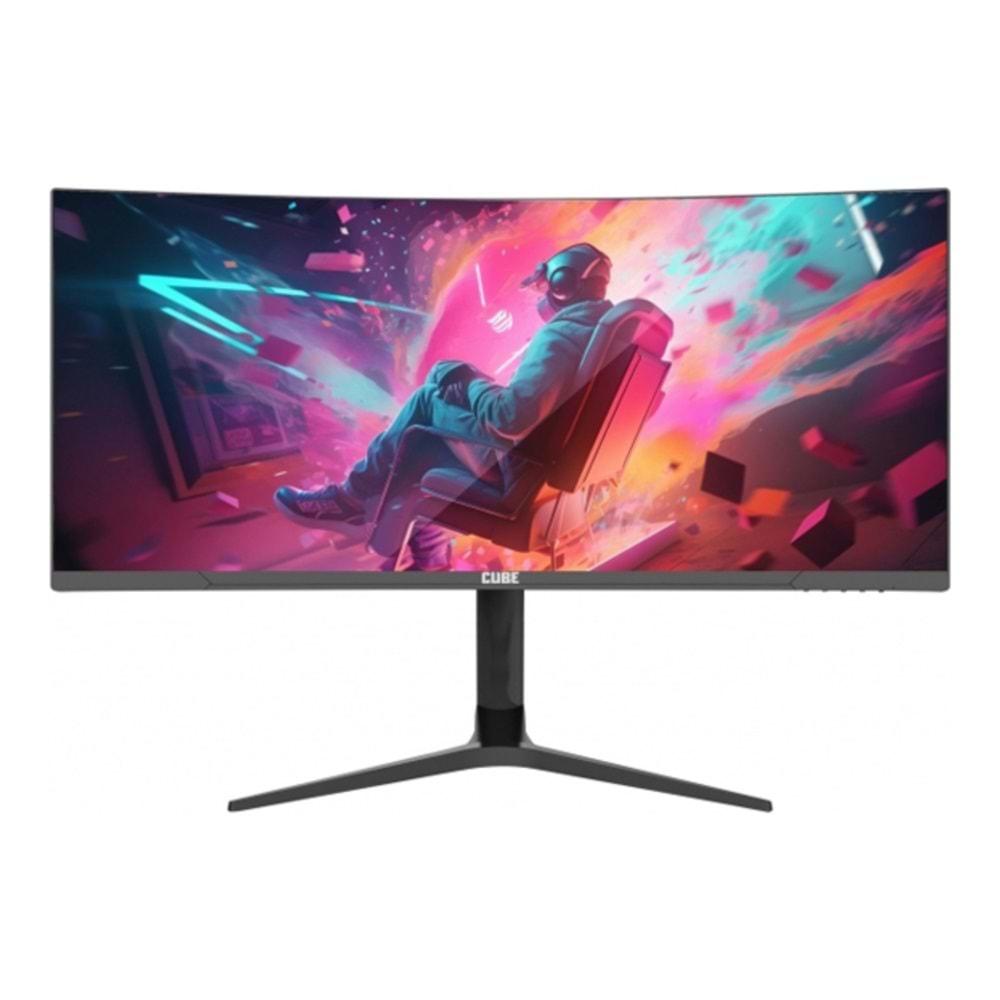 Cube 34 PA-34V165C 2K WQHD 1ms 165Hz Dp/Hdmi/Type-C Yükseklik Ayarlı Curved VA Monitör Cube 34 PA-34V165C 2K WQHD 1ms 165Hz Dp/Hdmi/Type-C Yükseklik Ayarlı Curved VA Monitör