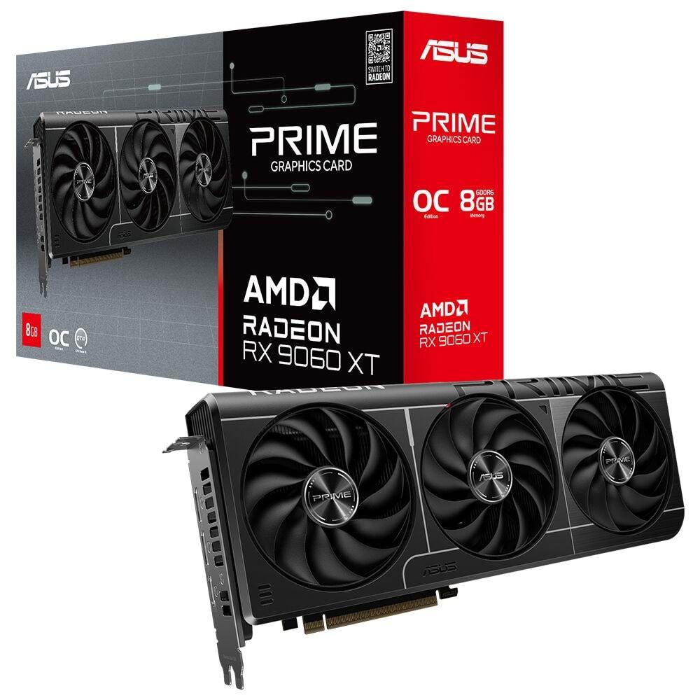 Asus PRIME-RX9060XT-O8G Radeon RX 9060 XT OC 8 GB GDDR6 128 Bit HDMI/DP Ekran Kartı