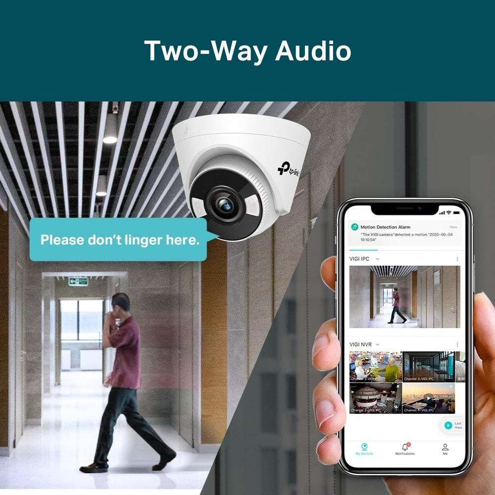 Tp-Link Vigi C440 4mp 2.8mm 30mt Full Color 7/24 Dome Kamera