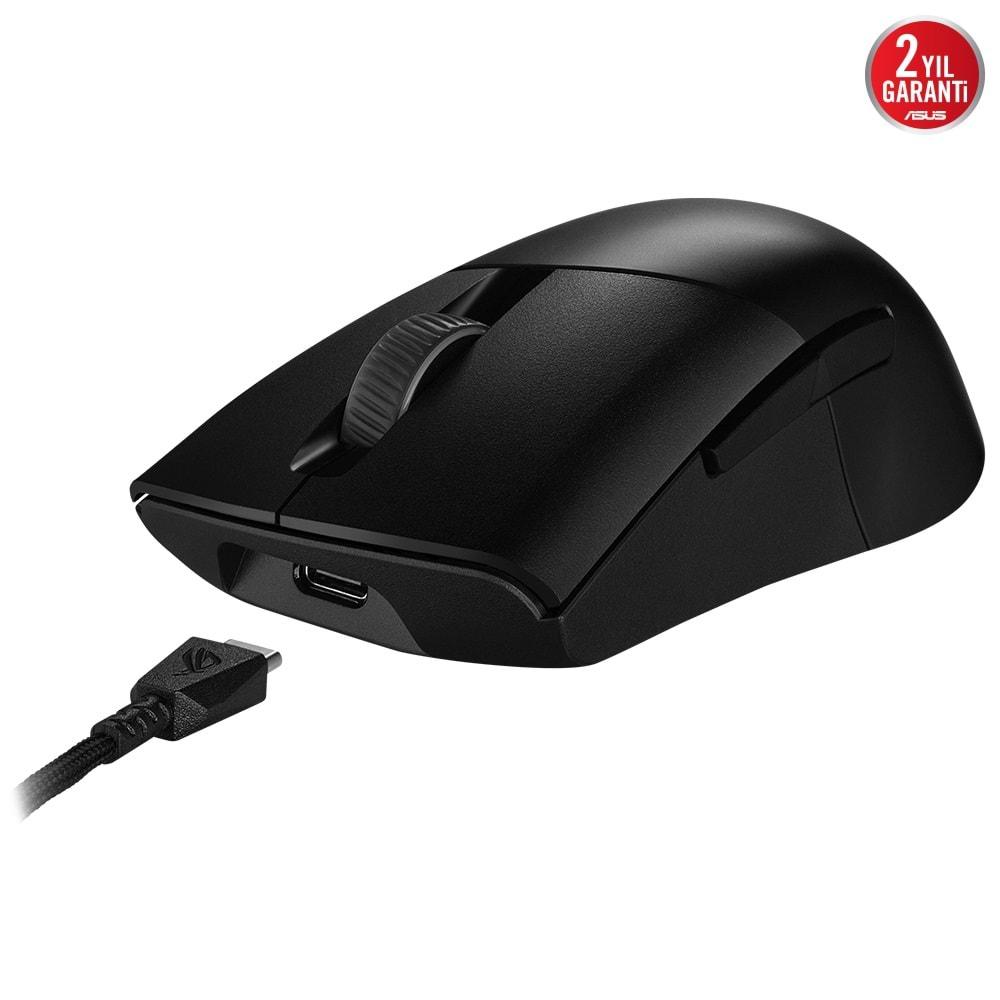 Asus P709 ROG KERIS WL AIMPOINT/BLK 2,4 GHz ve Bluetooth Kablosuz Mouse