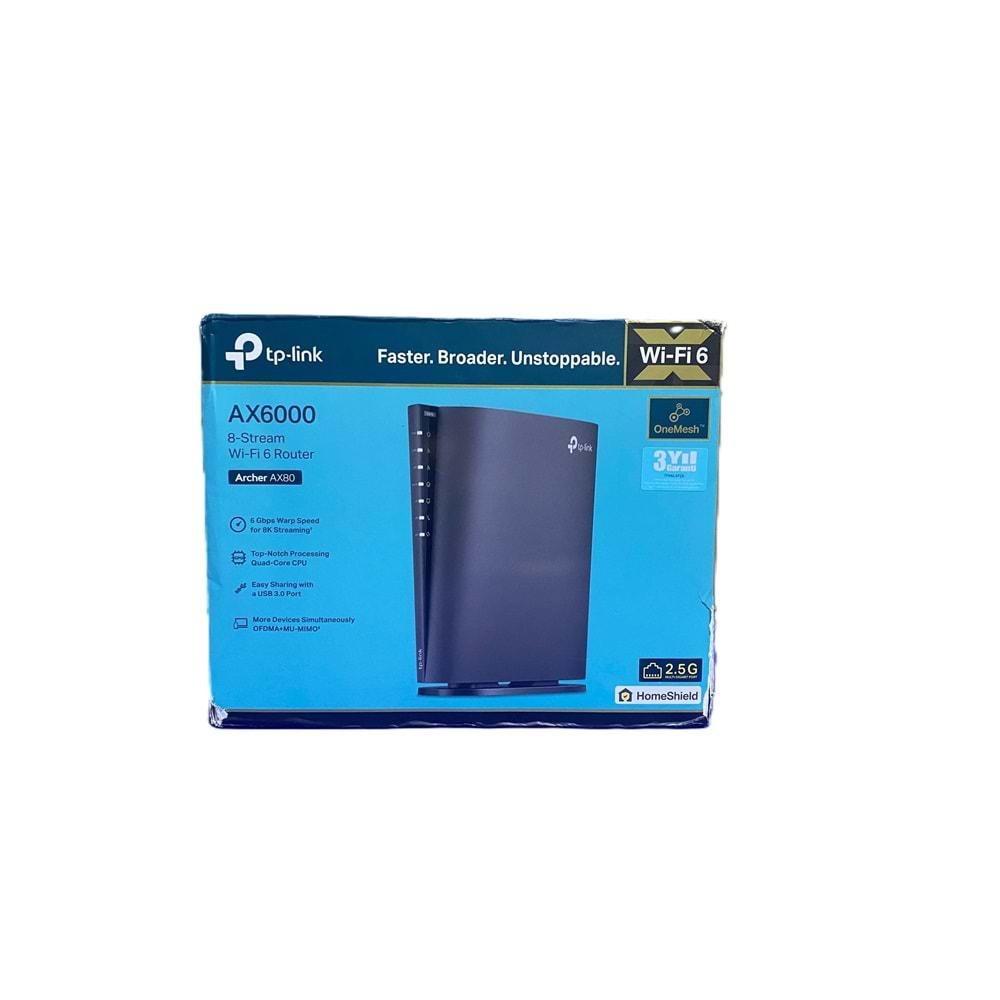 Tp-Link Archer AX80 AX6000 WiFi 6 Router Yönlendirici OUTLET