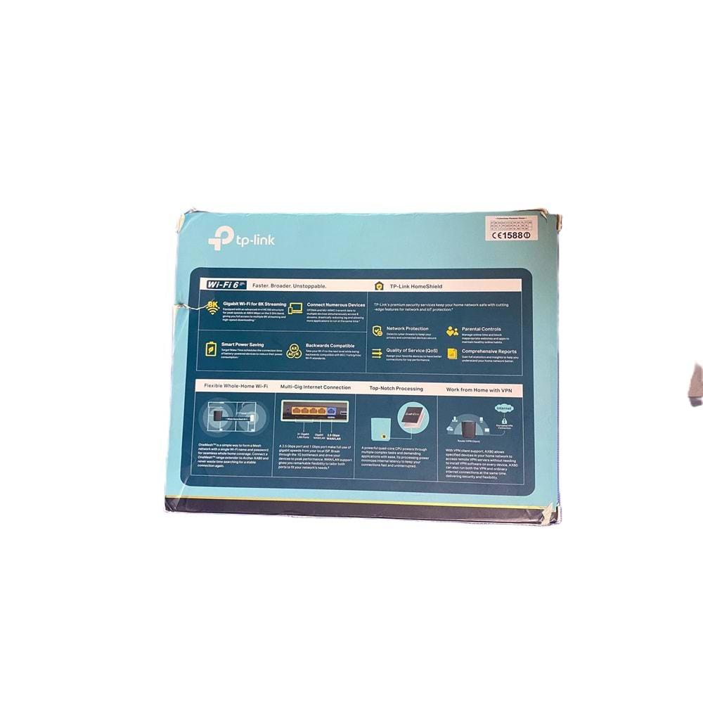 Tp-Link Archer AX80 AX6000 WiFi 6 Router Yönlendirici OUTLET
