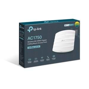 TP-Link EAP245 AC1750 Kablosuz Çift Bantlı Gigabit Tavan Access Point (PoE adaptörü dahil)