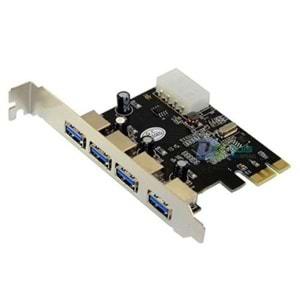 Pci-e Express 4 Port Usb 3.0 Kart Çoklayıcı Çoğaltıcı