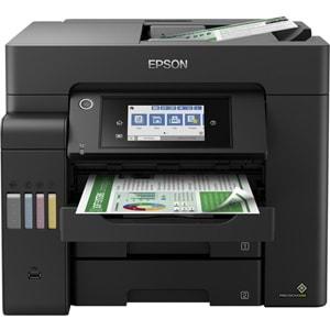 Epson EcoTank L6550 Mürekkep Püskürtmeli Yazıcı, A4, 4800 x 1200 DPI, 32 sayfa, WLAN, Siyah