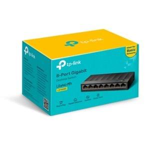 TP-Link LS1008G 8 Port 10/100/1000Mbps Desktop Switch