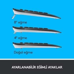 Logitech MK540 920-008687 Kablosuz Q Klavye Mouse Set Siyah