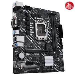 Asus PRIME H610M-D D4 B610 DDR4 M.2 HDMI/VGA PCI 4.0 1700p Anakart