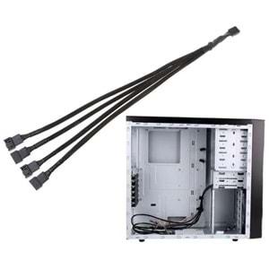 4 Pin Fan Çoklayıcı Y PWM Çoklayıcı Splitter Kablosu 4 Port