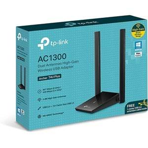 TP-Link Archer T4U Plus AC1300 Mbps Çift Antenli Yüksek Kazançlı Kablosuz USB Adaptörü