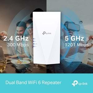 TP-Link RE500X, AX1500 Mbps OneMesh Wi-Fi 6 Menzil Genişletici