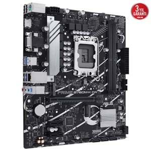 Asus PRIME B760M-K D4 Intel B760 5333 MHz (OC) DDR4 Soket 1700 mATX Anakart