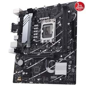 Asus PRIME B760M-K D4 Intel B760 5333 MHz (OC) DDR4 Soket 1700 mATX Anakart