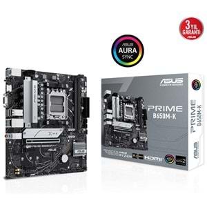 Asus PRIME B650M-K AMD B650 6400+ MHz(OC) DDR5 AM5 Micro ATX Anakart