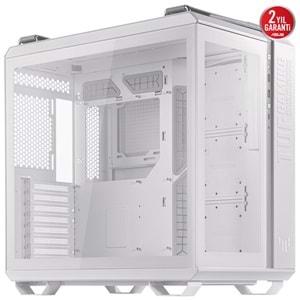 Asus Tuf Gaming GT502 V2 Temperli Cam Micro ATX Beyaz Bilgisayar Kasası