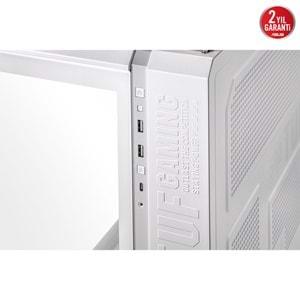Asus Tuf Gaming GT502 V2 Temperli Cam Micro ATX Beyaz Bilgisayar Kasası