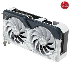 Asus NVIDIA GeForce RTX 4060 Dual OC White DUAL-RTX4060-O8G-WHITE 8 GB GDDR6 128 Bit Ekran Kartı