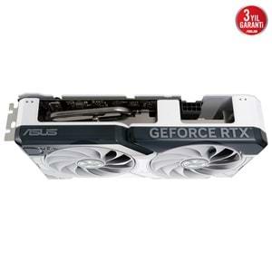 Asus NVIDIA GeForce RTX 4060 Dual OC White DUAL-RTX4060-O8G-WHITE 8 GB GDDR6 128 Bit Ekran Kartı