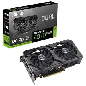 Asus DUAL-RTX4070S-O12G-EVO 12GB 192Bit GDDR6X DP/HDMI PCI 4.0 Ekran Kartı