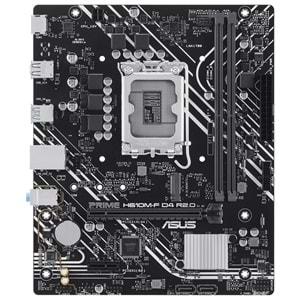 Asus Prime H610M-F D4 R2.0-CSM 3200MHz DDR4 Soket 1700 M.2 HDMI mATX Anakart