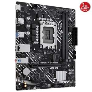 Asus Prime H610M-F D4 R2.0-CSM 3200MHz DDR4 Soket 1700 M.2 HDMI mATX Anakart