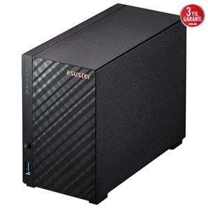 Asustor AS1102TL Realtek RTD1619B QC 1 GB Ram (2x22TB Desteği) Nas Sunucu Disksiz