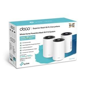 TP-Link Deco PX50(3-Pack) AX3000 + G1500 Tüm Ev Powerline Mesh Wi-Fi Sistemi