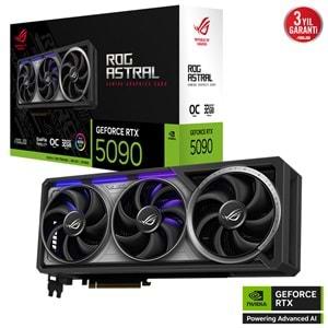 Asus ROG-ASTRAL-RTX5090-O32G-GAMING 32GB 512Bit GDDR7 DP/HDMI PCI 5.0 Ekran Kartı
