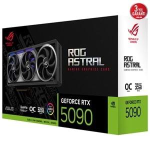 Asus ROG-ASTRAL-RTX5090-O32G-GAMING 32GB 512Bit GDDR7 DP/HDMI PCI 5.0 Ekran Kartı
