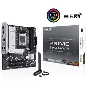 Asus PRIME B840M-A Wi-Fi 7600mhz (oc) Ddr5 Soket Am5 M.2 Hdmı Dp Matx Anakart