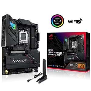 Asus ROG STRIX B850-F GAMING WIFI Amd B850 Am5 Ddr5 8000 Dp Hdmı Anakart