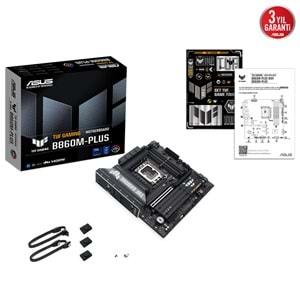 Asus TUF GAMING B860M-PLUS B860 DDR5 M.2 DP/HDMI PCI 5.0 1851p Anakart