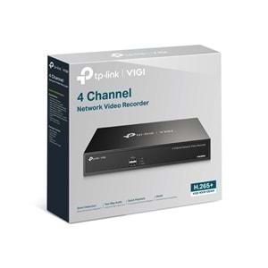 TP-Link VIGI NVR1004H 4 Kanal 1 Sata NVR Kayıt Cihazı H265+