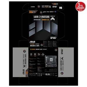 Asus Tuf Gamıng B850m-e Wıfı 6e Ddr5 Hdmı-dp Typec Pcıe 5.0 Am5 Matx