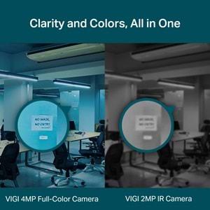 Tp-Link Vigi C440 4mp 2.8mm 30mt Full Color 7/24 Dome Kamera