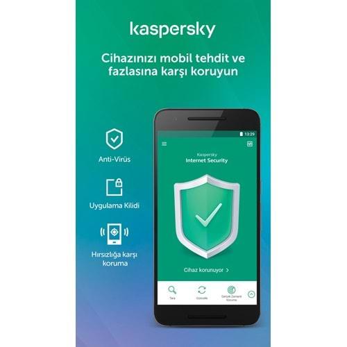 Kaspersky Mobile Android Security 1 Yıl 1 Kullanıcı / Telefon