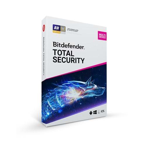 Bitdefender Total Security 2023 Versiyon 5 Kullanıcı 1 Yıl Türkçe PC Mac ve Windows Uyumlu / Online Gönderi