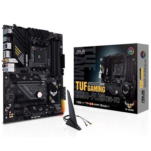 Asus TUF Gaming B550-Plus WIFI AMD B550 4800 MHz (OC) DDR4 Soket AM4 ATX Anakart