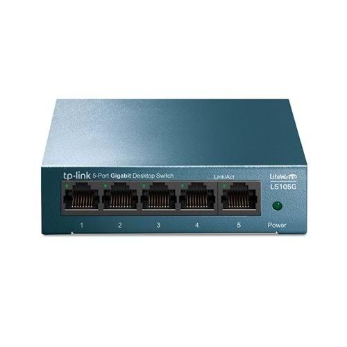 TP-Link LS105G 5 Port 10/100/1000Mbps Metal Kasa Desktop Switch