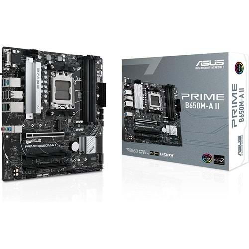 Asus Prime B650M-A II AMD B650 6400 MHz (OC) DDR5 Soket AM5 mATX Anakart