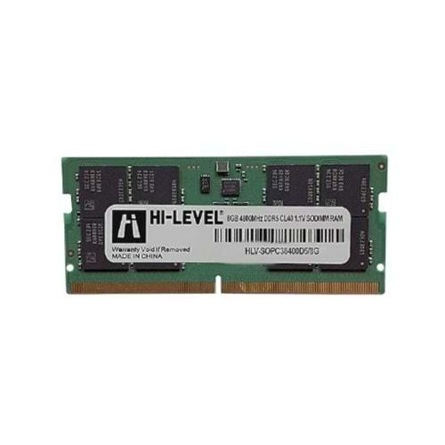 Hi-Level 8 GB DDR5 4800Mhz Sodımm 1.1V Bellek HLV-SOPC38400D5/8G