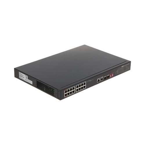 Dahua PFS3218-16ET-135 16 Port PoE (135W) 10/100Mbps + 2xGB,2xSFP Uplink Switch