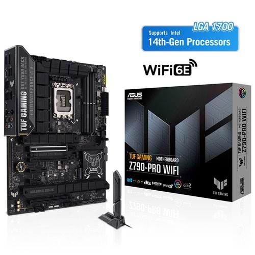 Asus TUF Gaming Z790-Pro WIFI Intel Z790 7800 MHz (OC) DDR5 Soket 1700 ATX Anakart