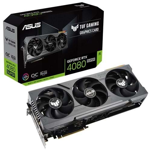 Asus NVIDIA GeForce RTX 4080 Super TUF Gaming OC TUF-RTX4080S-O16G-GAMING 16 GB GDDR6X 256 Bit Ekran Kartı